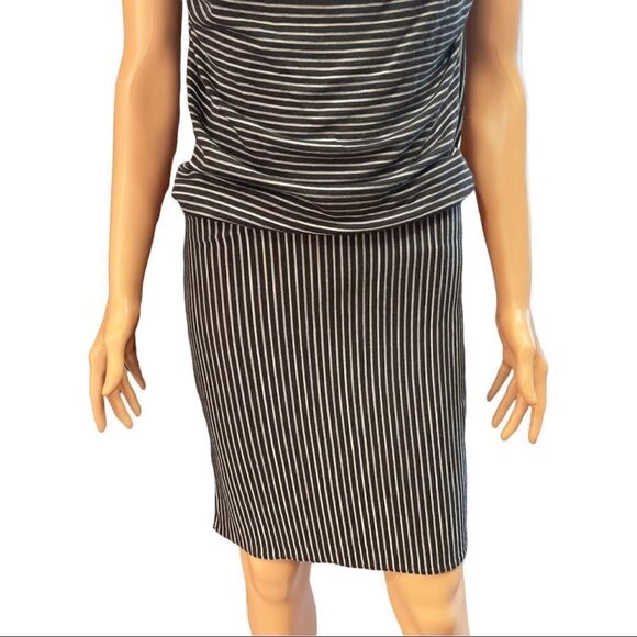 Derek Lam Striped Drape Jersey Dress SMALL - Picture 7 of 15
